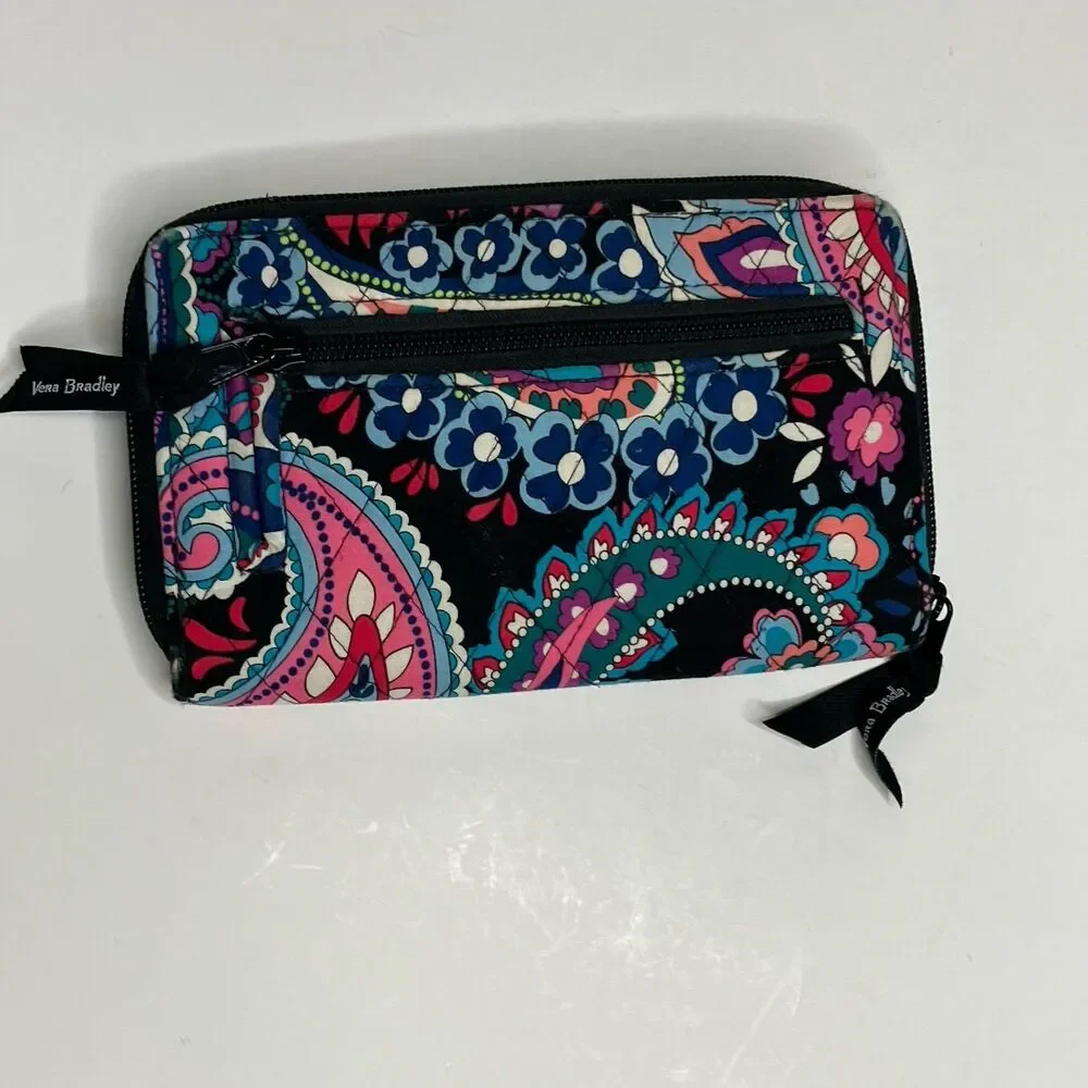 Vera Bradley Turn Lock Haymarket Paisley Wallet